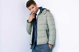 Pique đầy nam tính trong trang phục mùa Đông