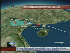 Đường đi của bão số 5