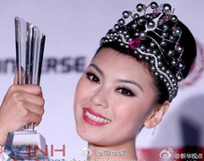 Người đẹp Trung Quốc đăng quang Hoa hậu Thế giới 2012