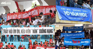 Loạn băng rôn V-League: Đá xoáy kiểu... Cù Trọng Xoay