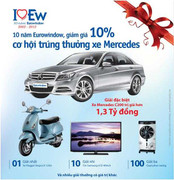 Eurowindow: bốc thăm trúng thưởng xe Mercedes
