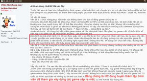 MCGame bị tố tắc trách với người chơi