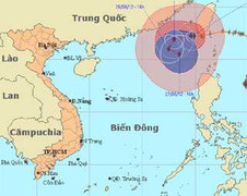 Bão số 6 hoành hành biển Đông, lũ lớn ở miền Bắc