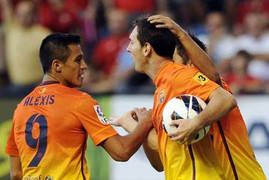 5 phút lóe sáng của Messi giúp Barca thoát chết