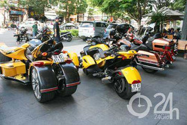 Cận cảnh dàn xe mô tô 'khủng' tại TP.HCM
