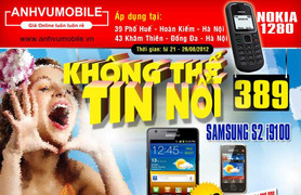 AnhVuMobile giảm giá lớn tại Chodientu.vn