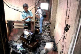 TP.HCM: 'Bà hoả' thiêu rụi xưởng may mặc tư nhân