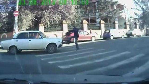 Người đi bộ tức giận