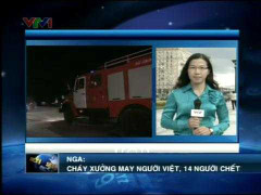 Nga: cháy xưởng may người Việt, 14 người thiệt mạng