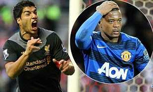 Sợ 'phốt', MU-Liverpool yêu cầu Evra-Suarez bắt tay