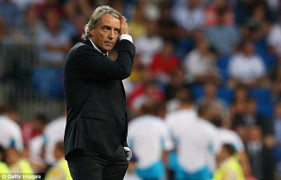 Man City thua ngược, Mancini mắng học trò nhát gan