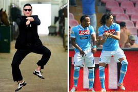 Điệu nhảy Gangnam Style gây sốt trên sân cỏ Italia