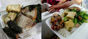 Nghi vấn 'ăn chia' suất cơm từ thiện của bệnh nhi