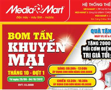 Media Mart khai hỏa “Bom tấn khuyến mại”