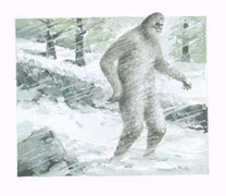 'Người tuyết' bí ẩn xuất hiện ở Nga?