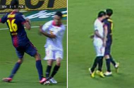 Sao Barca lại rủ nhau 'diễn kịch'