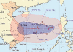 Bão số 7 sẽ đổ bộ vào miền Trung