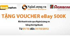 “Trải nghiệm mua sắm thú vị” với Agribank và NganLuong