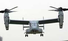 Mỹ triển khai xong 12 máy bay Osprey tới Okinawa