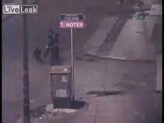 Xui xẻo, bị chó cắn và đâm đầu vào cột điện