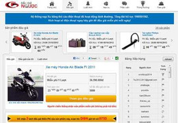 Cơ hội nhận Honda Air Blade miễn phí trên Chodientu.vn