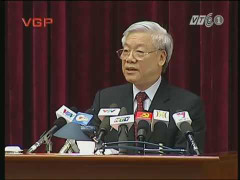 Clip: Tổng Bí thư phát biểu bế mạc Hội nghị T.Ư 6