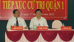 Cử tri trăn trở về nạn tham nhũng với Chủ tịch nước