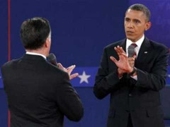 Obama cân bằng “tỷ số” với Romney