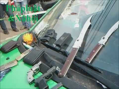 Giang hồ Nam Định mang súng lên Hà Nội... chơi