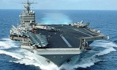 Đoàn VN thăm tàu sân bay USS George Washington