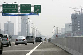 Ảnh: Thông xe đường trên cao đầu tiên ở Hà Nội