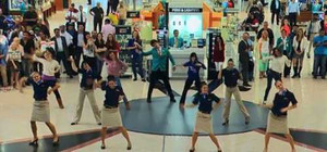 Tiếp viên hàng không nhảy múa, trình diễn Flashmob