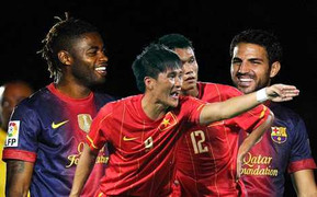 Công Vinh và đồng đội có cơ hội đấu sao Barca