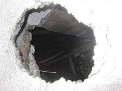 Lại xuất hiện 'hố tử thần' giữa phố Sài Gòn