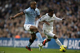 Tevez ghi bàn, Man City thảnh thơi đợi Chelsea-MU