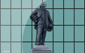 MU 24/7: Tượng Alex Ferguson bị đem ra làm trò đùa