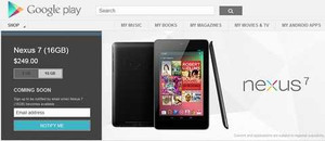 Google sắp giảm giá máy tính bảng Nexus 7