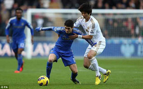 Hòa Swansea 1-1, Chelsea chính thức bị MU phế ngôi số 1