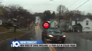 12 tuổi, trộm ô tô, rượt đuổi như phim với cảnh sát