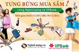 Tưng bừng mua sắm cùng VPBank và NgânLượng.vn