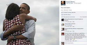 Tổng thống Mỹ lập kỷ lục trên các trang mạng xã hội