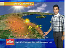 Bản tin thời tiết du lịch lên sóng truyền hình