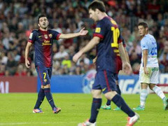 Học Casillas, Villa chẳng thèm chia vui với Messi