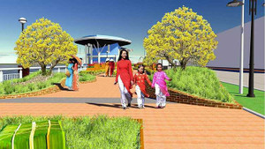 Xem đường hoa xuân rực rỡ ở Đà Nẵng