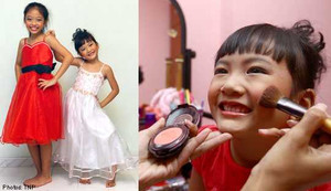 Nhà giàu Singapore vung ngàn đô cho con thi nhan sắc