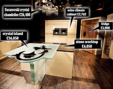 Nội thất xa hoa của phòng bếp đắt nhất thế giới