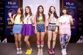 Gặp Wonder Girls, Thu Minh được gọi là Diva hàng đầu