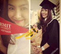 Tăng Thanh Hà vừa tốt nghiệp đại học RMIT