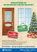 Eurowindow khuyến mại, giảm giá hấp dẫn đón năm 2013