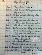 Cư dân mạng thích thú với bản hợp đồng yêu